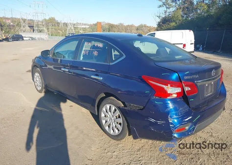 2017 Nissan Sentra Sv z USA, uszkodzony, nr VIN 3N1AB7AP8HY386416